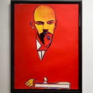 Andy Warhol portrait of Vladimir Lenin