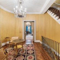 inside a luxury home featuring staircase on Manhattan's Upper East Side