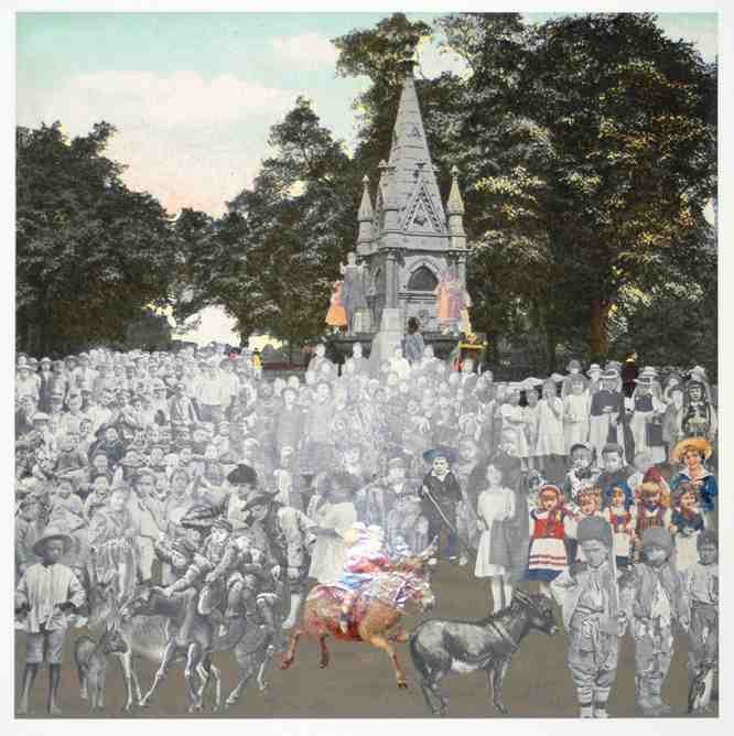 "Regents Park: The Runaway Donkeys" by Sir Peter Blake, 2012