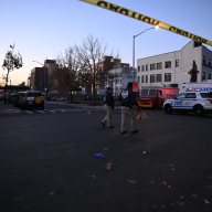 Police at Brooklyn scene where man was shot