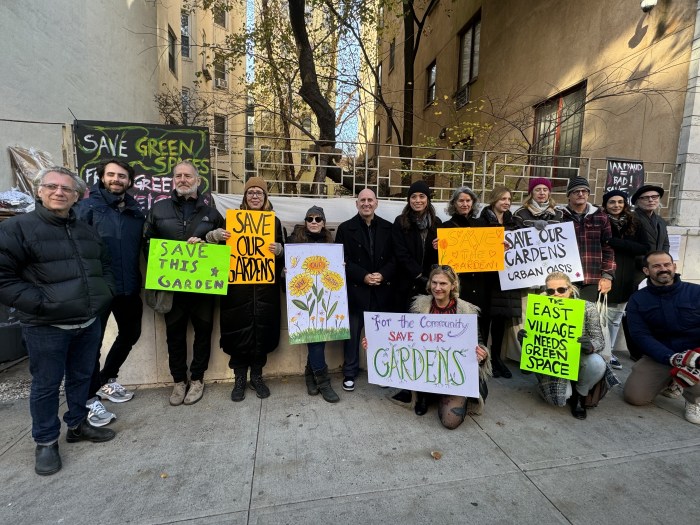 REsidents rally to save East Village garden