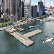 rendering of Manhattan heliport