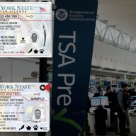 Pictures of REAL ID and Enhanced ID at JFK Airport