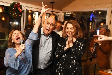 Singers at Tio Pepe in Greenwich Village on jazz night