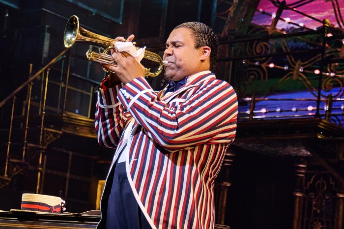 James Monroe Iglehart as Louis Armstrong in "A Wonderful World: The Louis Armstrong Musical"