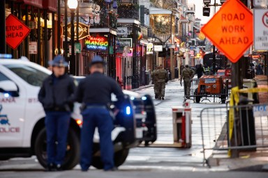 Site of New Orleans terror attack