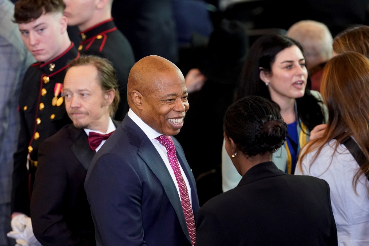 Mayor Adams at Trump inauguration