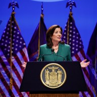 Gov. Kathy Hochul delivered her fourth State of the State address in Albany on Tuesday, Jan. 14, 2025.