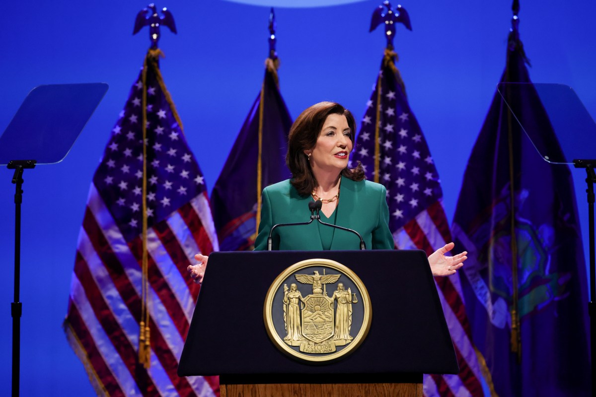 Gov. Kathy Hochul delivered her fourth State of the State address in Albany on Tuesday, Jan. 14, 2025.