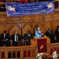 Governor Kathy Hochul delivers remarks at the Baptist Ministers Conference of Greater New York and Vicinity’s 57th Annual Dr. Martin Luther King Jr. Day Celebration.