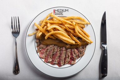 Medium Rare's steak frites dinner