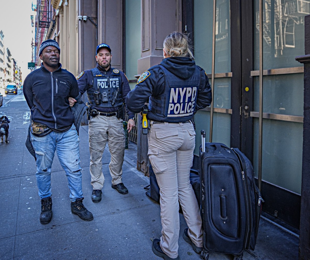 NYPD illegal vendor bust in Chinatown