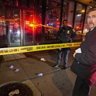 Cop at scene of Lower East Side stabbing