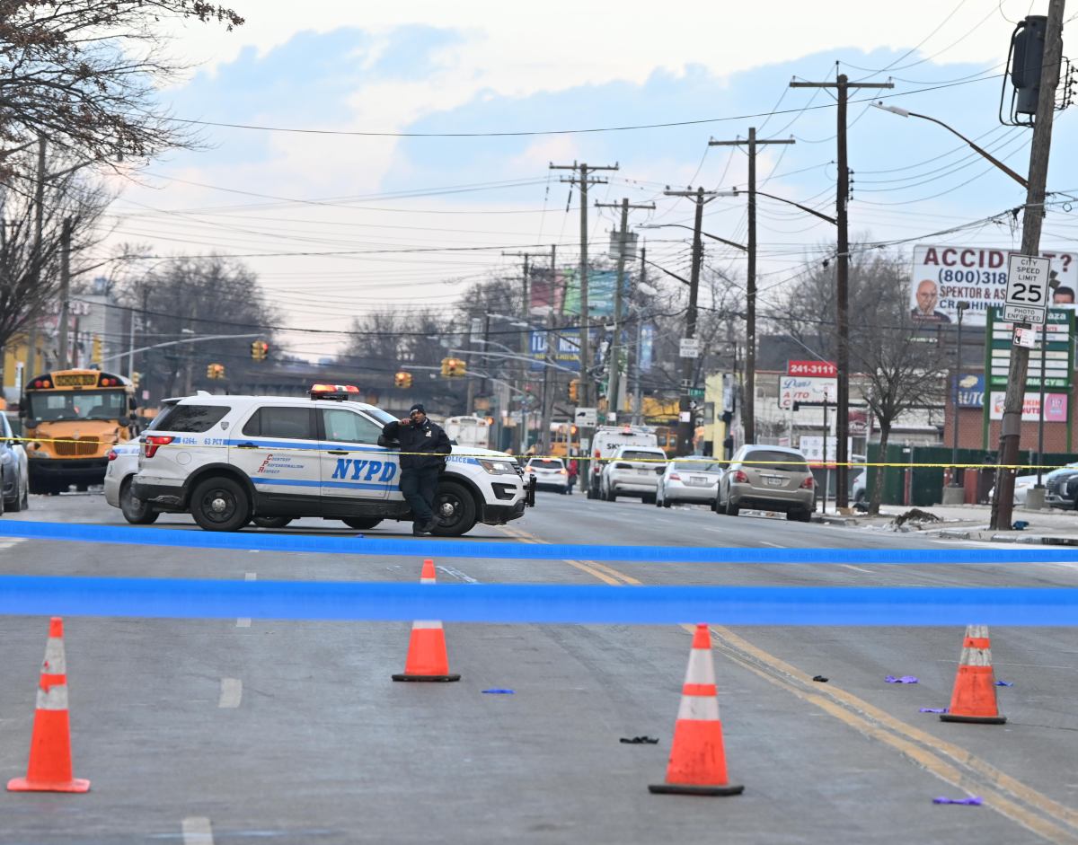 Brooklyn shooting scene