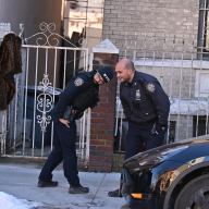 Police at scene where Brooklyn man was shot