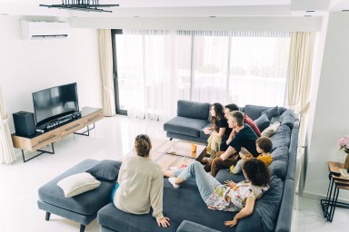 Cable TV customers watching a blank screen