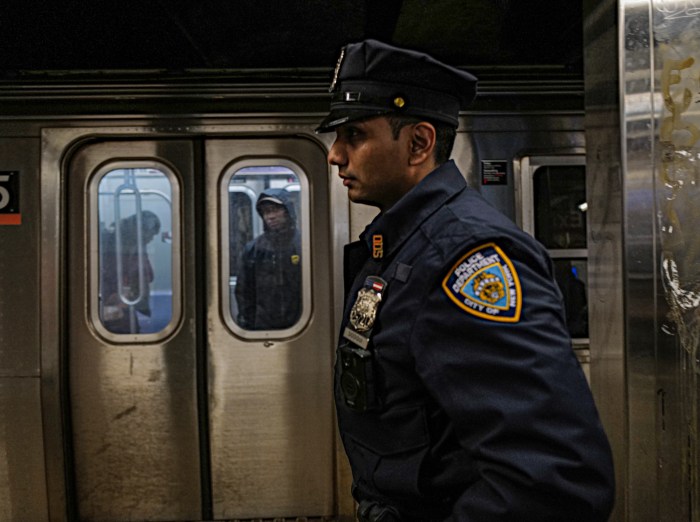 Additional NYPD officers in the subways