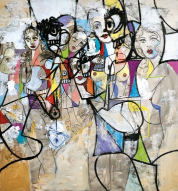 "Escaping from Dark" by George Condo