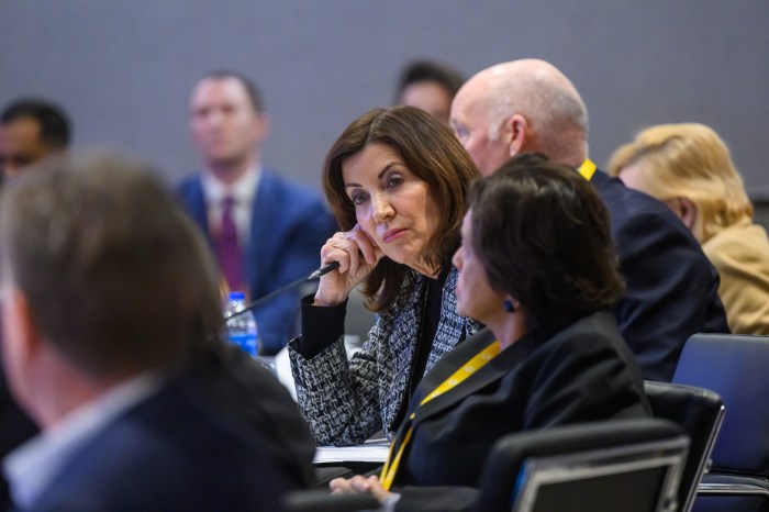 Governor Hochul at federal meeting in Washington