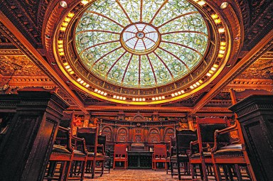 Manhattan’s Appellate Division courthouse, located at 27 Madison Ave., is an example of Beaux-Arts architecture, a time capsule of Progressive Era aesthetic values and recently a canvas for its contemporary leadership to imprint modern attitudes.