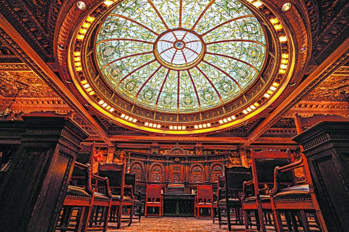 Manhattan’s Appellate Division courthouse, located at 27 Madison Ave., is an example of Beaux-Arts architecture, a time capsule of Progressive Era aesthetic values and recently a canvas for its contemporary leadership to imprint modern attitudes.