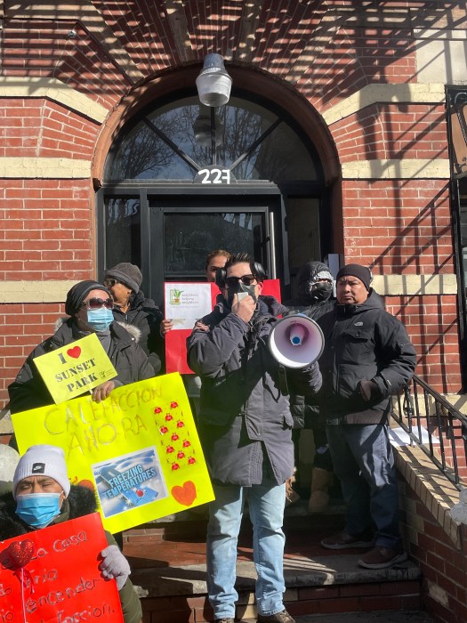 Rally cries! Disgruntled advocates call out careless landlord, Shea Sigal.