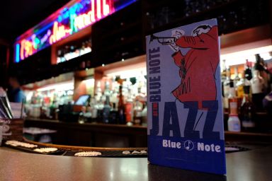 The Blue Note Jazz Club sign