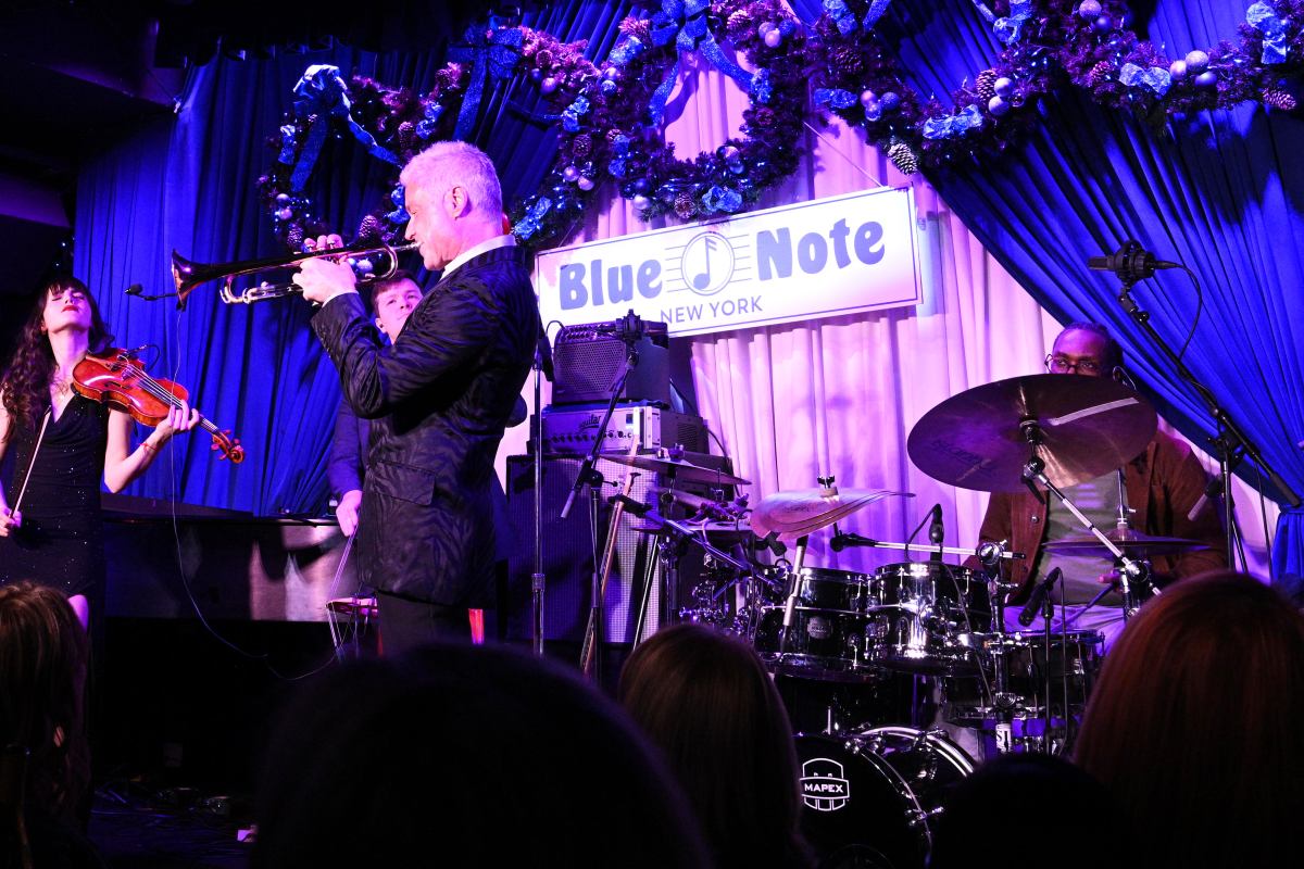 Trumpeter Chris Botti plays at the Blue Note during his December 2024 residency.