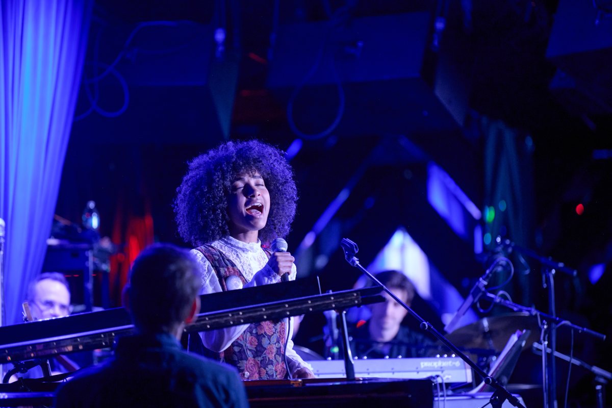 esperanza spalding performs at Blue Note Jazz Club on the opening night of her artist residency on Feb.18. 2025.