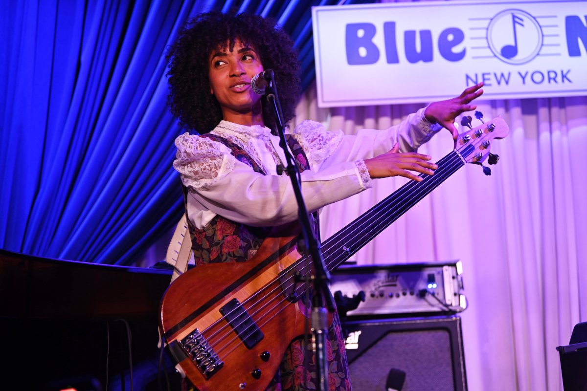 esperanza spalding performs at Blue Note Jazz Club on the opening night of her artist residency on Feb.18. 2025.