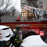 Firefighters battled a fatal three alarm fire at 2064 St. Anthony Ave. in the Bronx on Feb. 12, 2025.