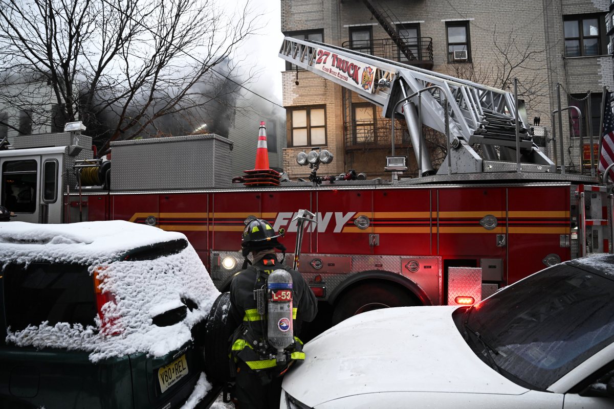 Firefighters battled a fatal three alarm fire at 2064 St. Anthony Ave. in the Bronx on Feb. 12, 2025.