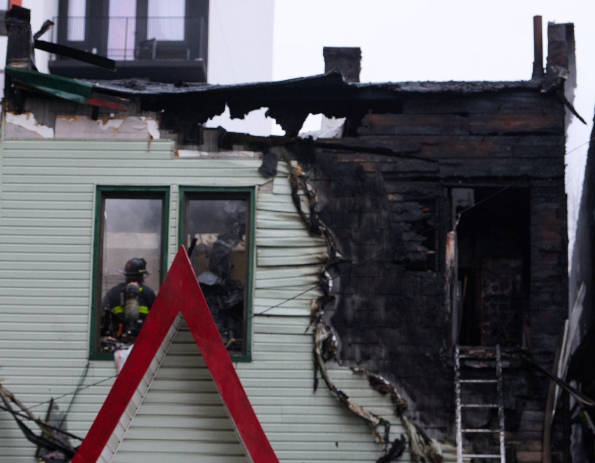 Firefighters battled a fatal three alarm fire at 2064 St. Anthony Ave. in the Bronx on Feb. 12, 2025.