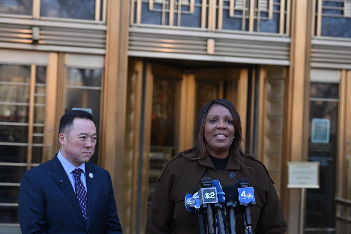 Attorney Generals Letitia James and William Tong.