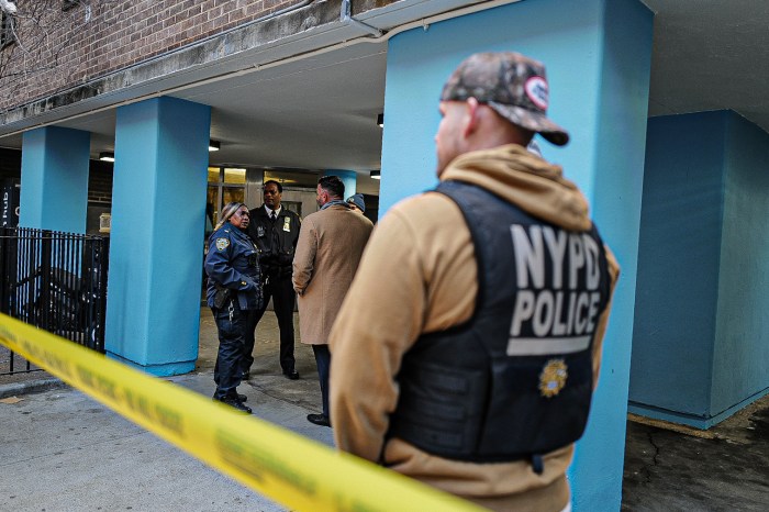 Police at scene of Chelsea shooting