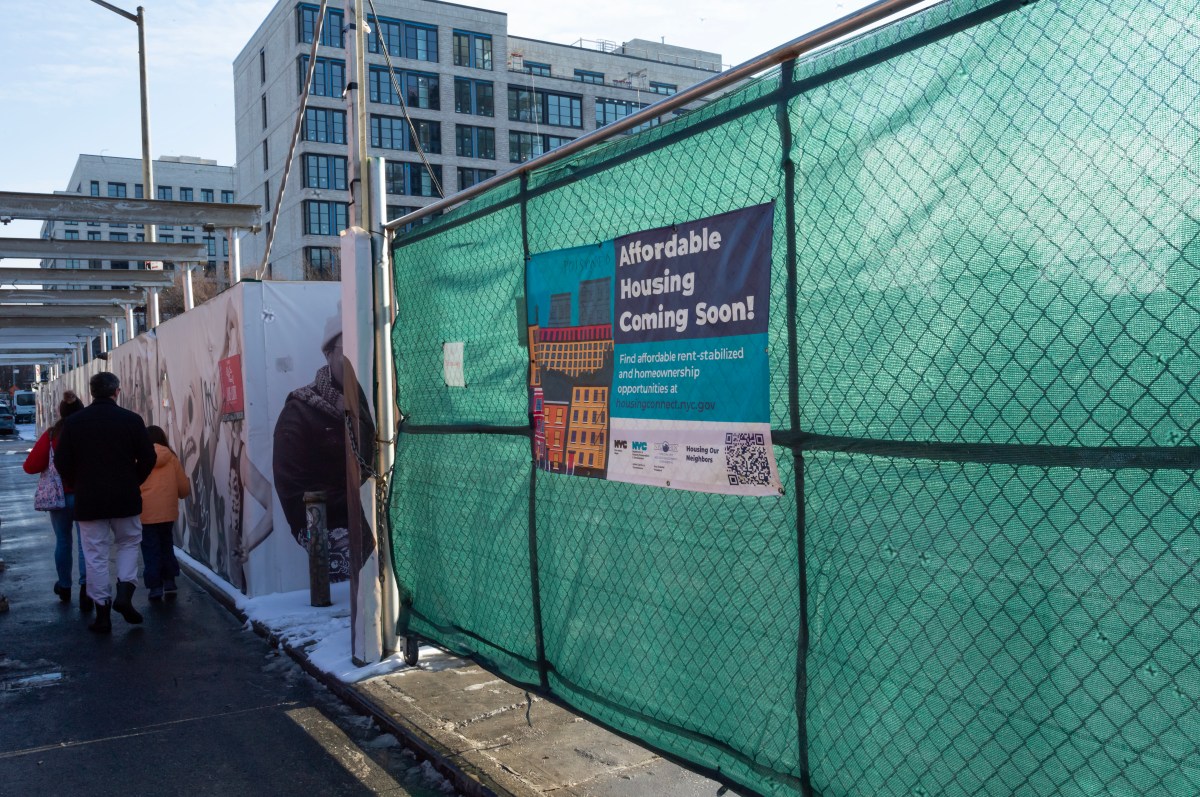 Views of the Gowanus neighborhood, where dozens of large affordable housing construction projects along the Gowanus Canal on Dec. 24, 2024 in Brooklyn.