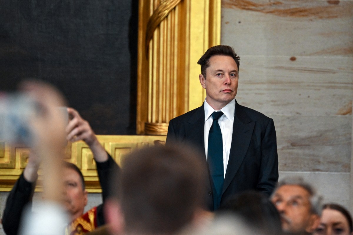 Elon Musk at inaugural event