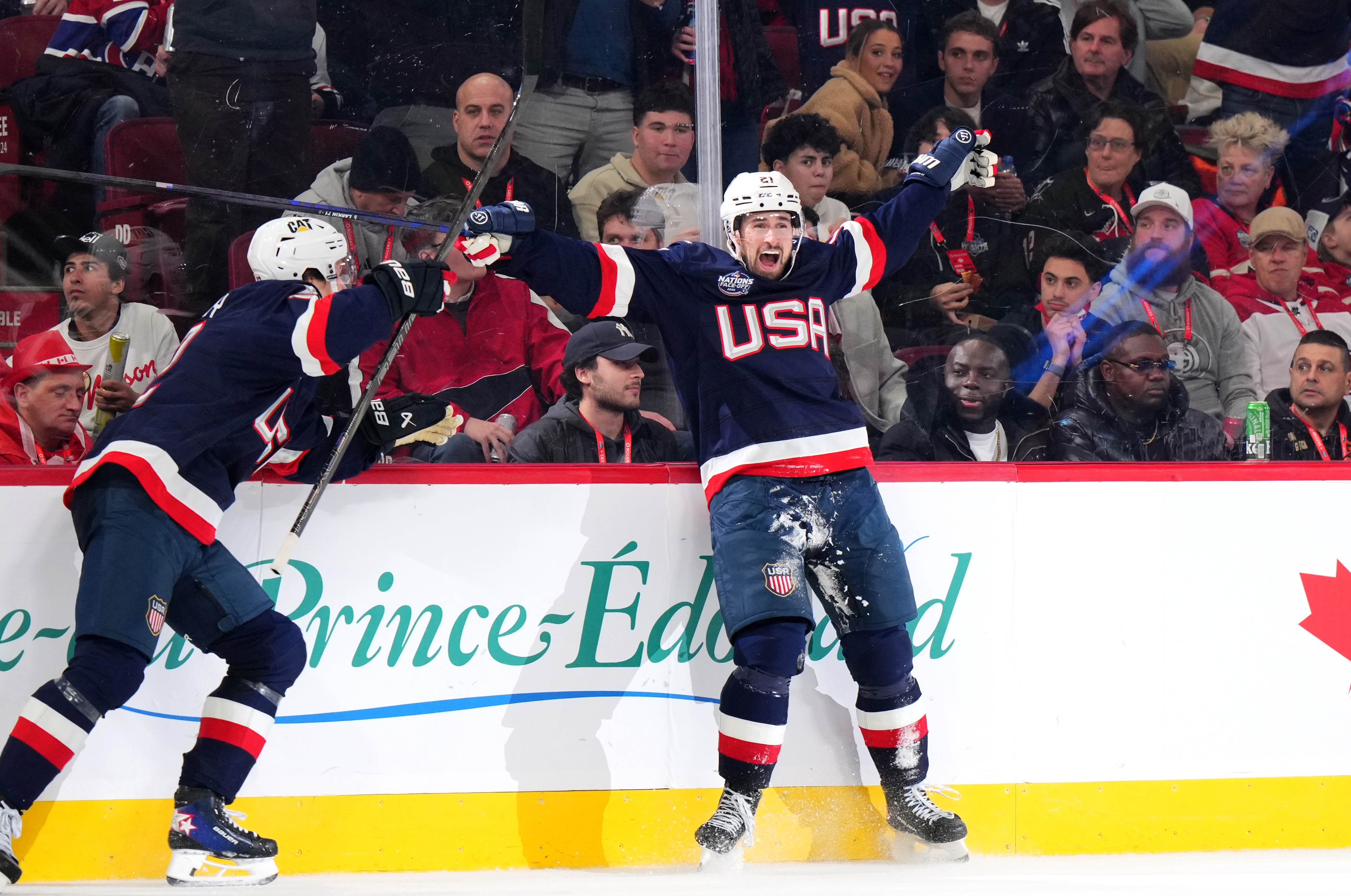 Dylan Larkin USA 4 Nations Face-Off Canada