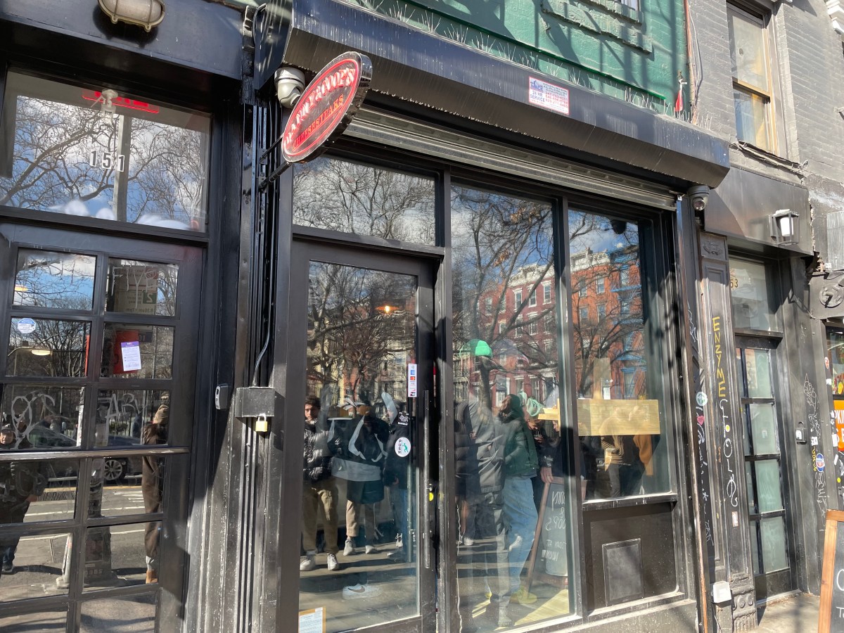 Exterior of Danny and Coop's restaurant in the East Village