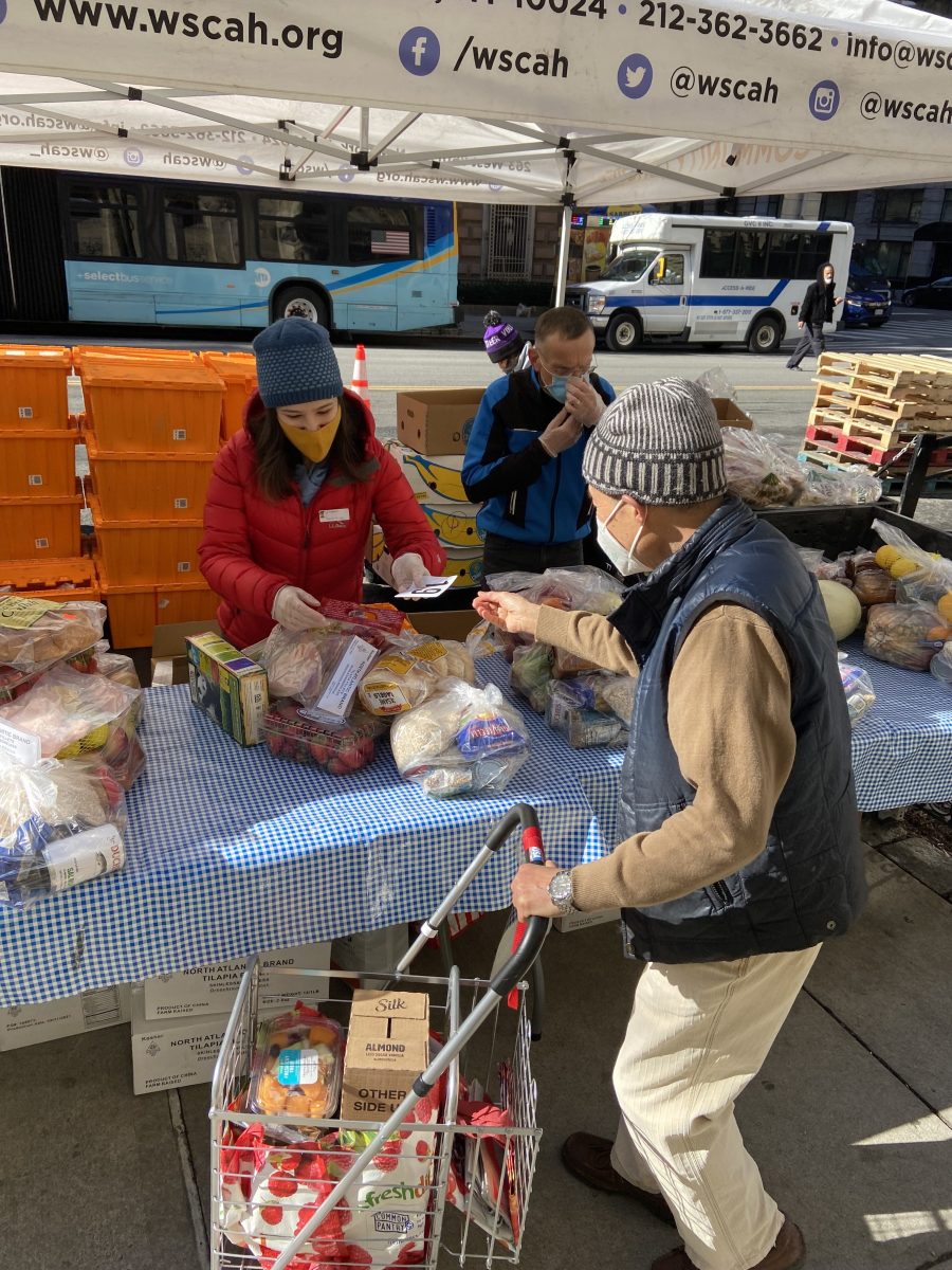 NYC food pantries providing food to needy