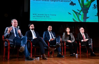 NYC Mayoral race candidates at debate