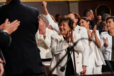 Nita Lowey at Joint Session of Congress