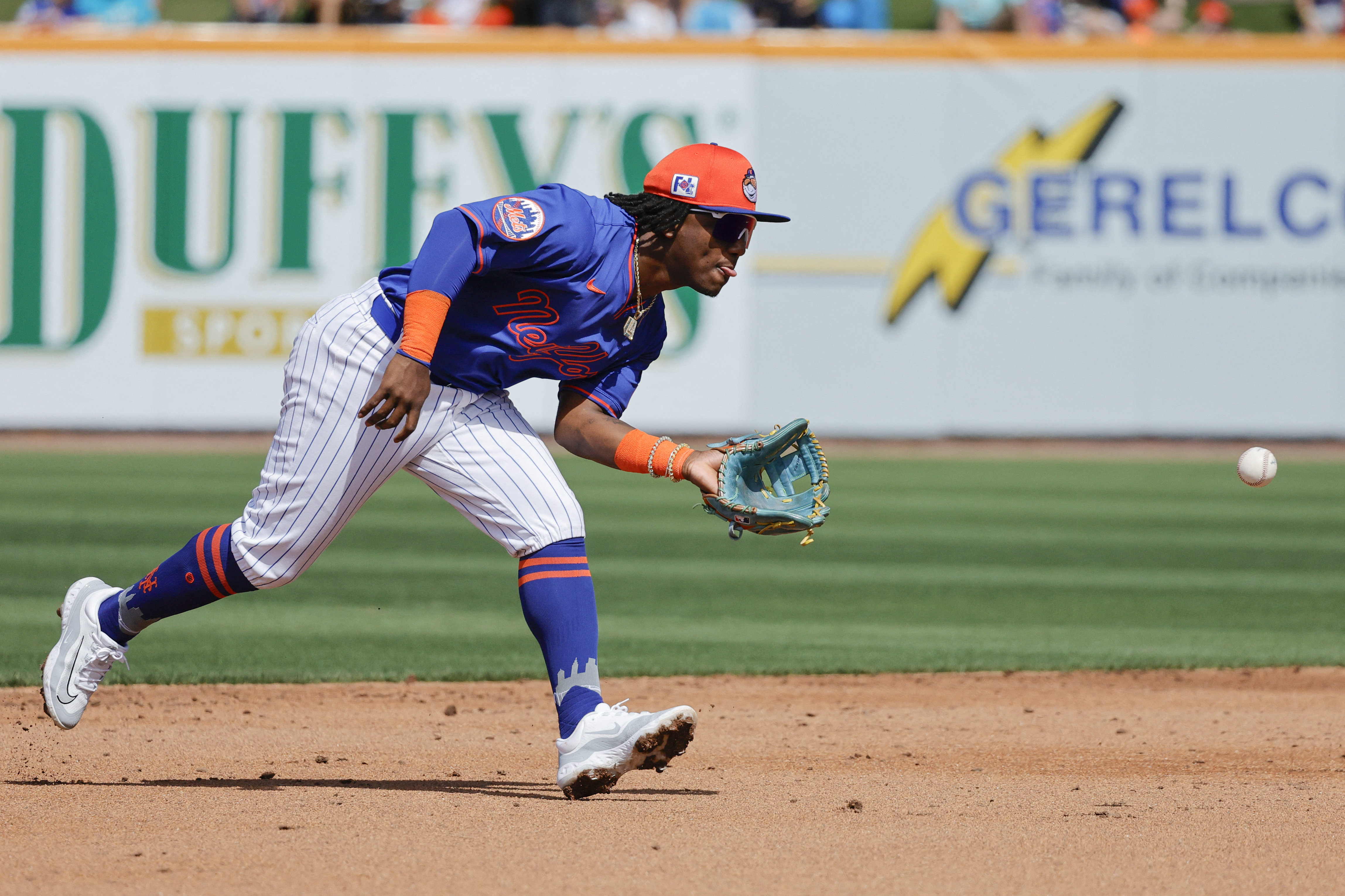 Luisangel Acuna Mets spring raining