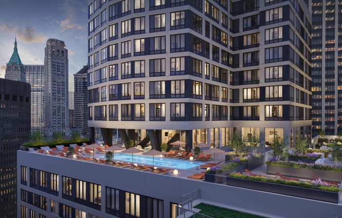 Affordable housing lottery opens for Financial District luxury apartments.