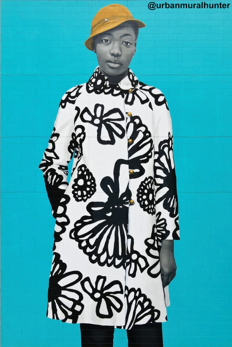 Untitled Amy Sherald mural in Philadelphia