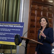 Governor Kathy Hochul gathered a Youth Mental Health Roundtable to announce a 'distraction-free schools' proposal.