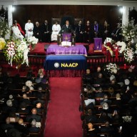 Mayor Eric Adams at Hazel Dukes memorial ceremony