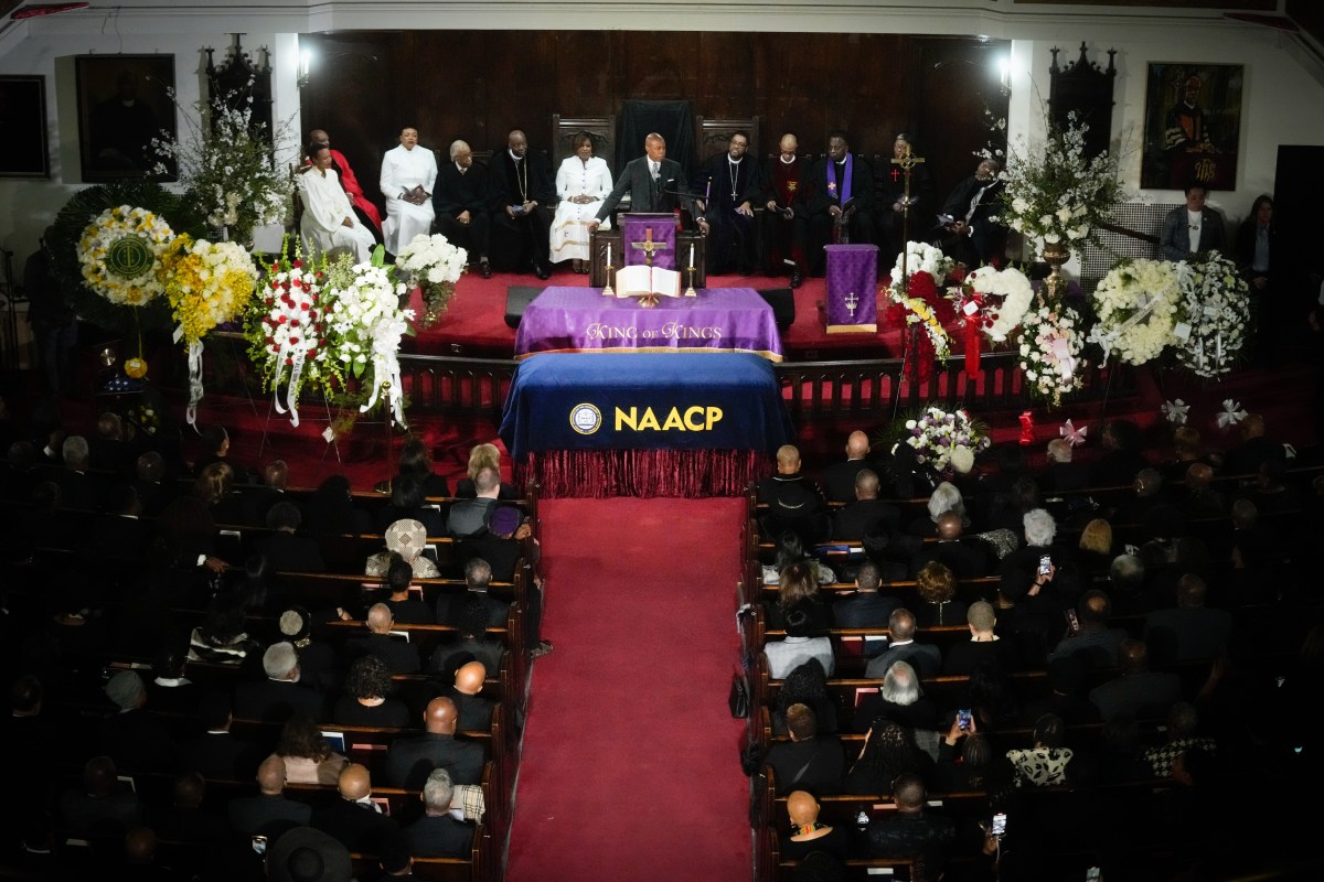 Mayor Eric Adams at Hazel Dukes memorial ceremony