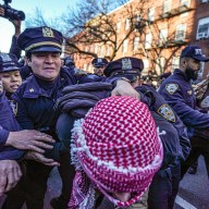 Protest in Manhattan over ICE arrest of Mahmoud Khalil