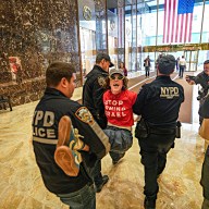 Pro-Palestine protesters were arrested after occupying Trump Tower on March 13.